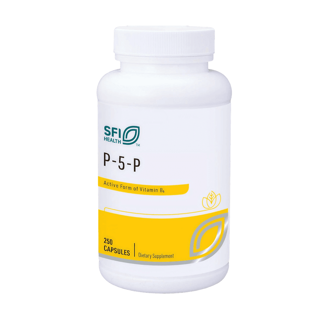 pickmy | Klaire Labs SFI Health P-5-P, 30 mg, 250 capsules – Биоактивная форма витамина B6 для метаболической и печёночной поддержки, без аллергенов.